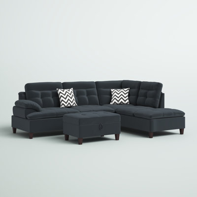 Hardesty Upholstered L-Shaped Sectional Left Hand Facing