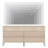 Union Rustic 3 Drawer Reeded Dresser For Bedroom Set Of 2, Minimalist Modern Chest Of Drawers, Wood Storage 6 Drawer Dresser Organizer For Bedroom Living Room Hallway Closet-651229743