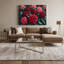 «Botanical Geraniums», art mural sur toile noire-2027951939