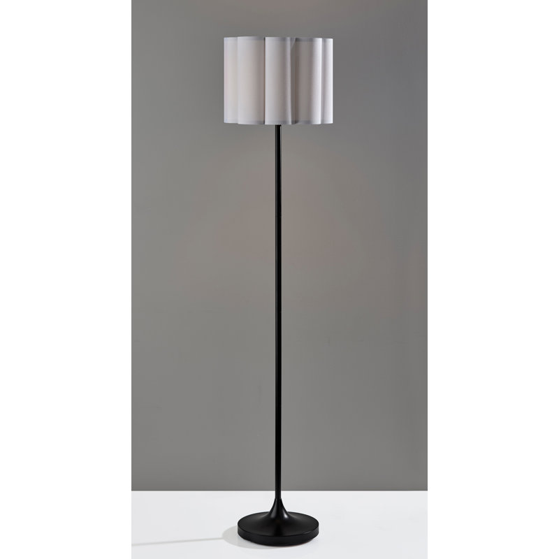 Lampe sur pied Elodie, Noir