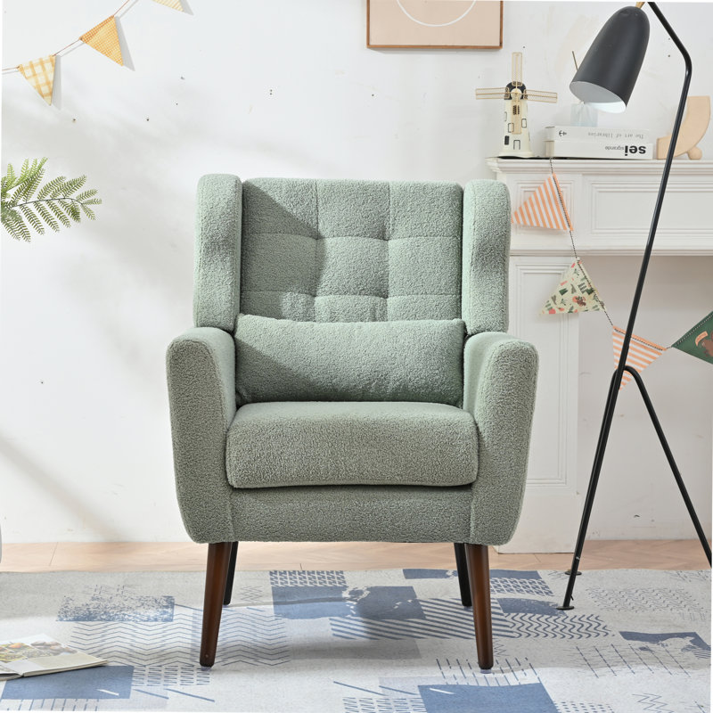 Fauteuil d'appoint confortable Mid-Century pour diverses pièces, améliorant votre espace de vie