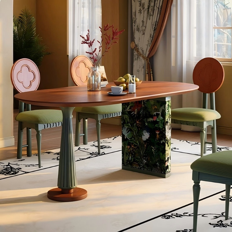 Table de salle à manger 70,87 ", H 29,53 po x l 70,87 po x P 33,46 po