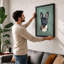 French Bulldog Portrait Modern - Framed Print-1928228699-1928228692