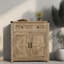 Buffets rustiques gris clair, rangement pour cuisine et porte de grange en bois et en bois aggloméré