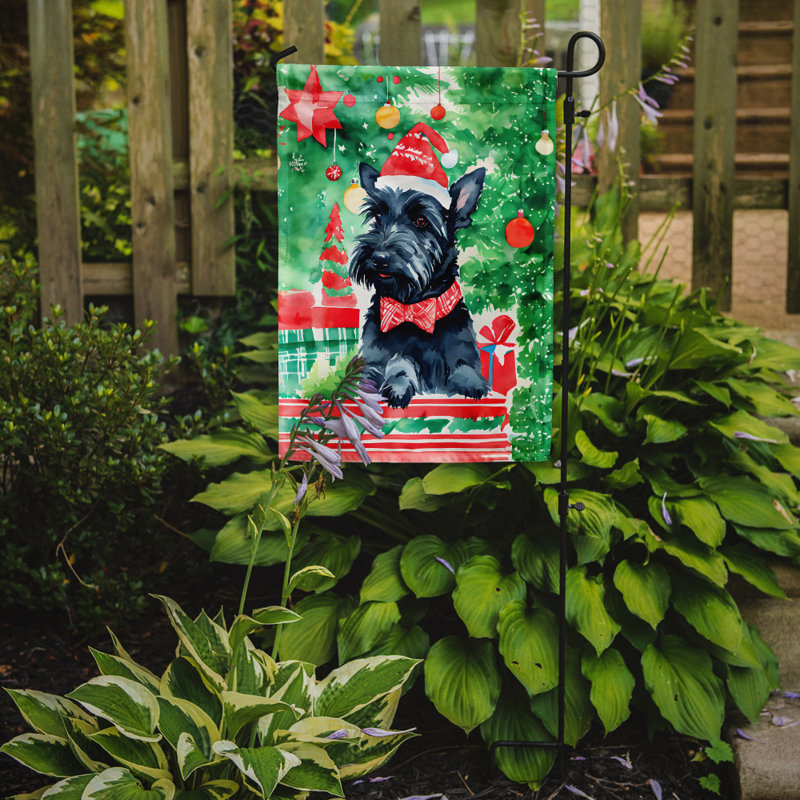 Double Sided Polyester Christmas, 15.5'' H x 11.25'' W