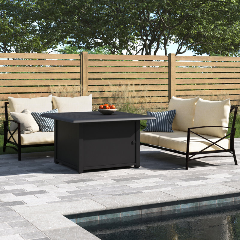 Murfee 4 - Person Patio Conversation Set with Cushions, Oatmeal