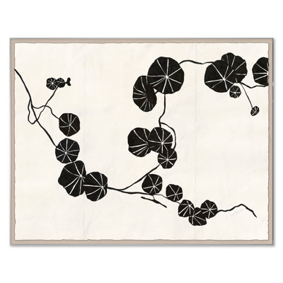 Nasturtium (var. 2) Print by Susan Hable