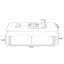 Table basse rectangulaire en bois manufacturé blanc-2032163205