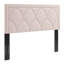 Greta Performance Velvet King/California King Headboard In Dusty Rose-626054564-626054571