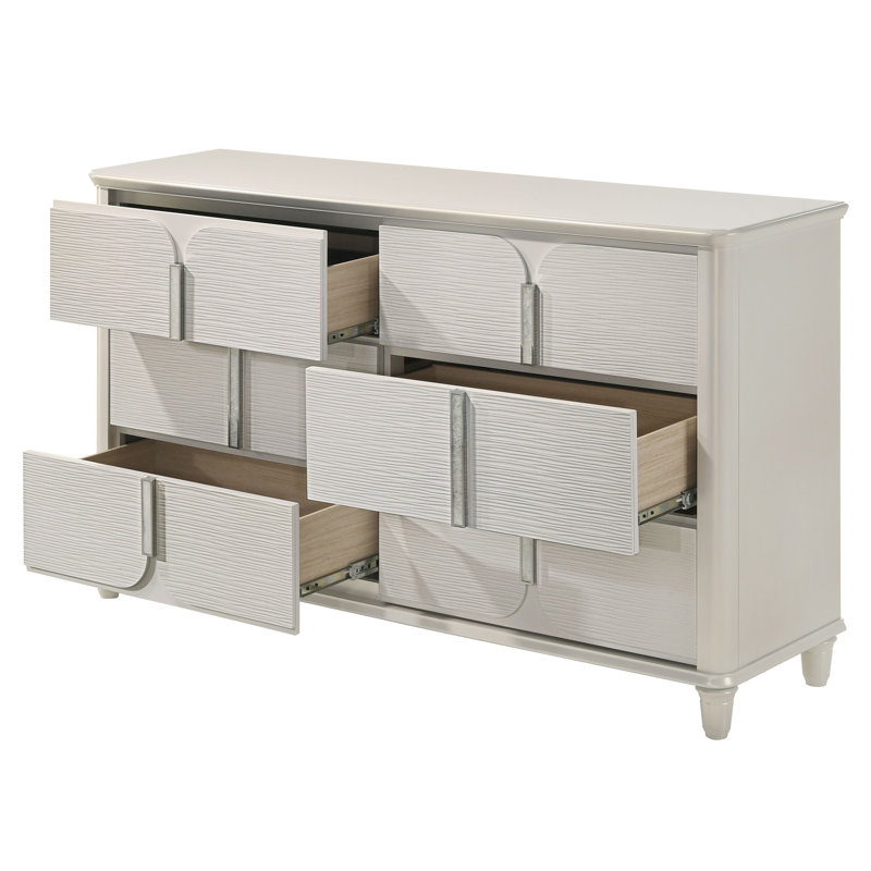 ACME Laveda Dresser, Pearl White Finish