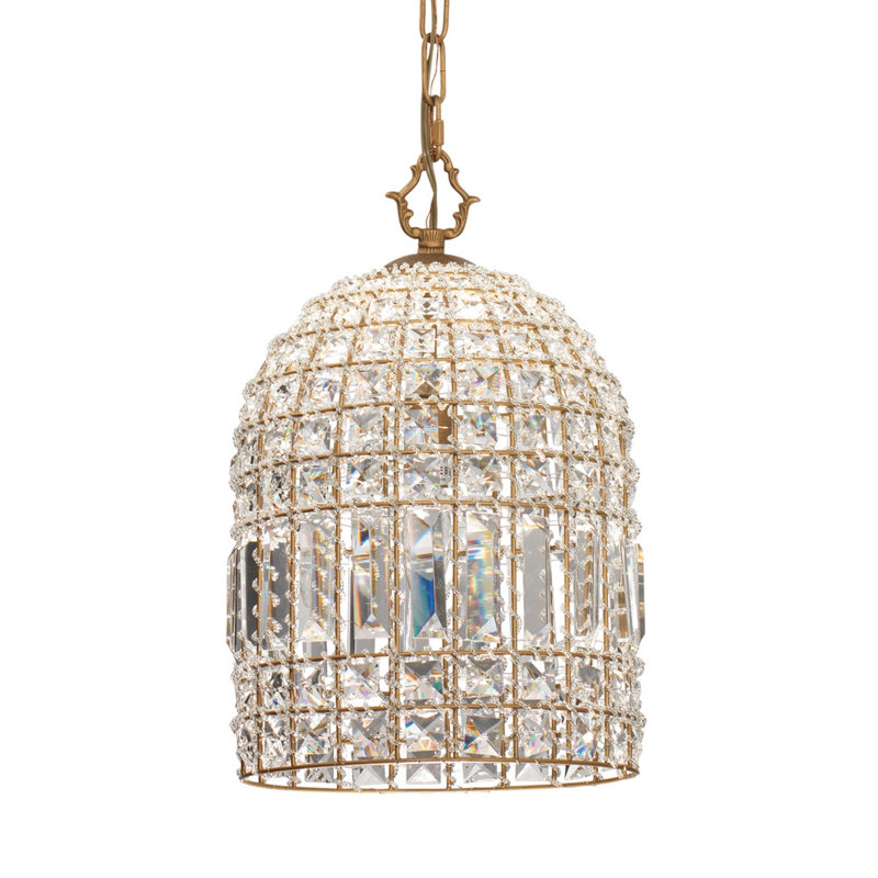 Luminaire suspendu en forme de dôme à 1 lumière Damen