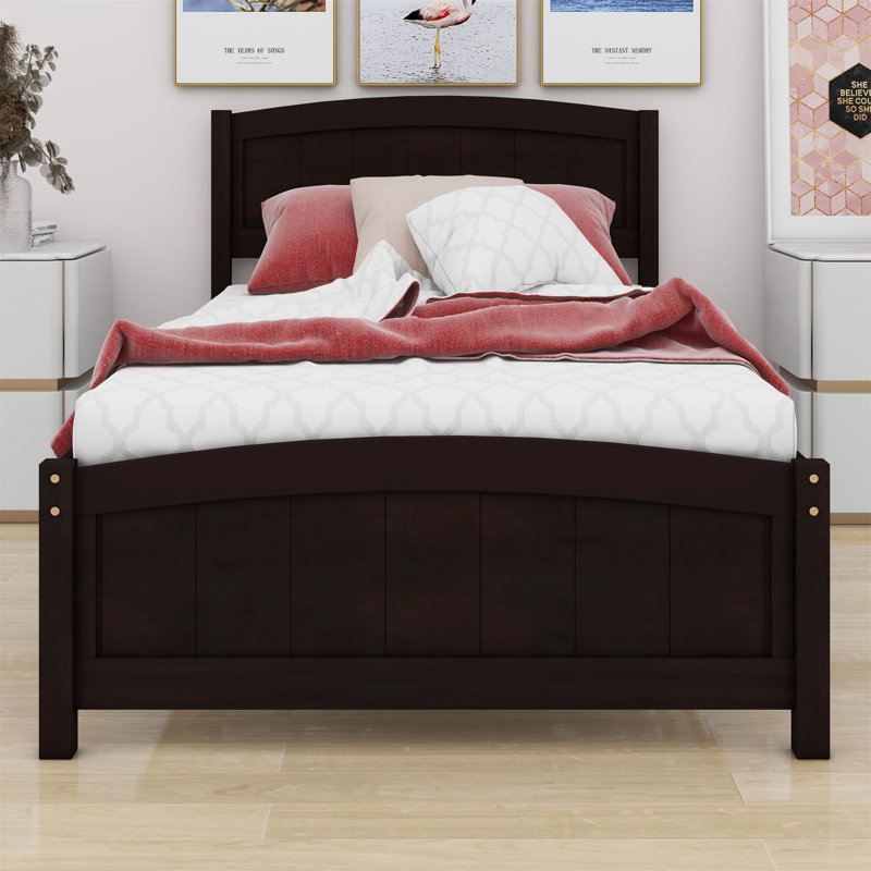 Shanece Panel Bed, Black
