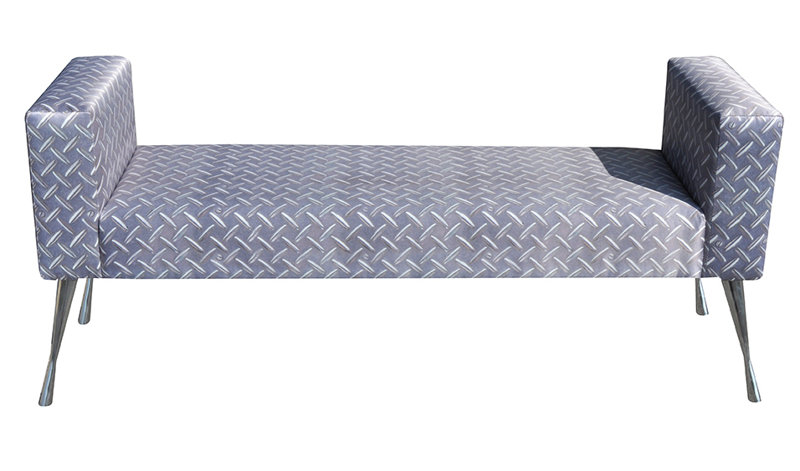 Loft Upholstered Bench, Polyester Blend