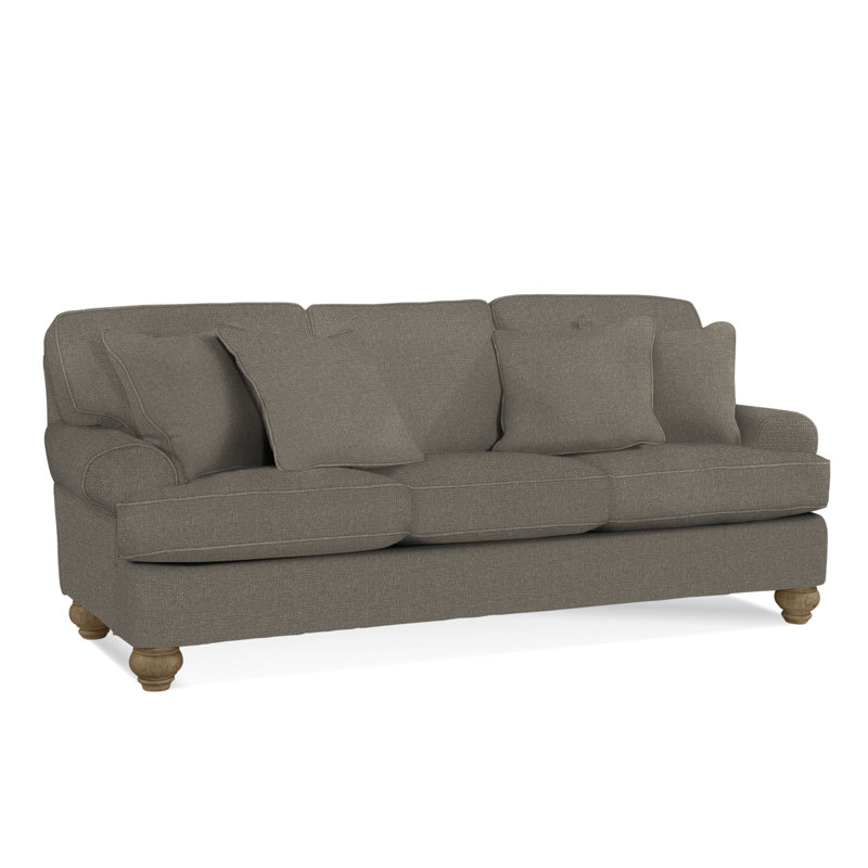 Artisan Landing Upholstered 86'' Sofa, Sunweather, Gray Sugar Performance; 0863-84, Air Dream Mattress