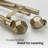 Rukshan Iron Adjustable Double Curtain Rod-463247439