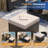 Modular 7 Piece Wicker Patio Outdoor Sectional Furniture Sofa Set With Glass Coffee Table – Weather-resistant Patio Furniture For Flexible Layouts