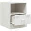 34.5cm W Steel Bedside Table-101281128