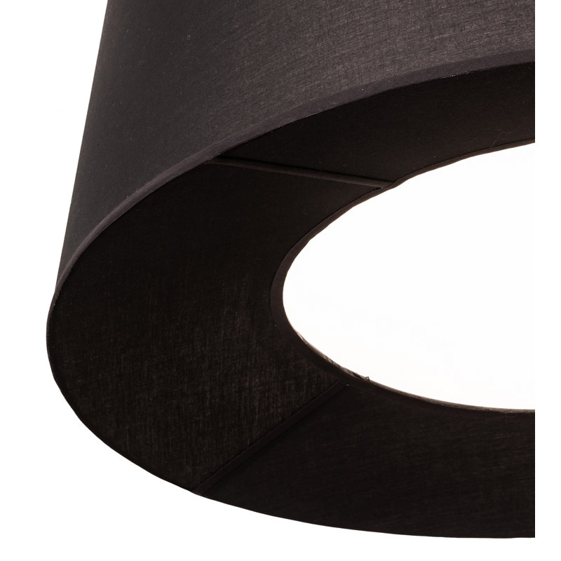 Black Brushed Nickel LED Indoor/Outdoor Flush Mount