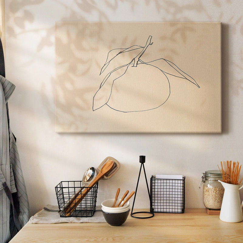 Toile tendue Citrus Contour I-Gallery, H 12 po x l 18 po