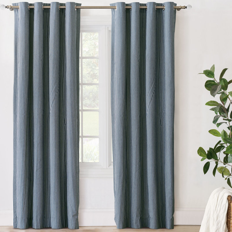 Halprin Room Darkening Curtain, 48" W x 96" L