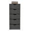 Commode haute 5 tiroirs Basilea, système coulissant-319014779