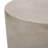 Outdoor Lightweight Concrete Side Table - Light Gray, Cylindrical Design, 15.75"sq