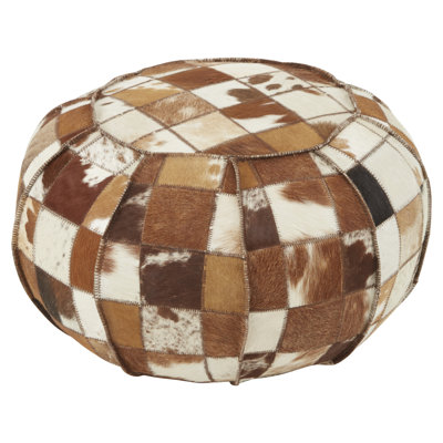 Campeaux 58 cm W Round Striped Ottoman