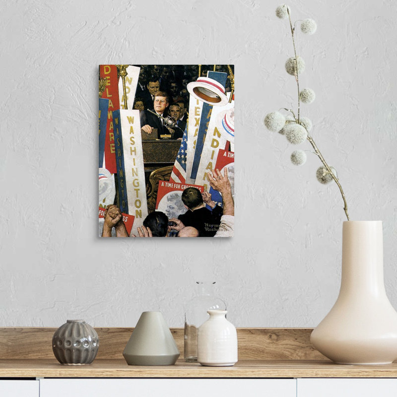 Art mural sur toile A Time For Greatness, H 14 po x l 11 po x P 1,25 po, Toile tendue