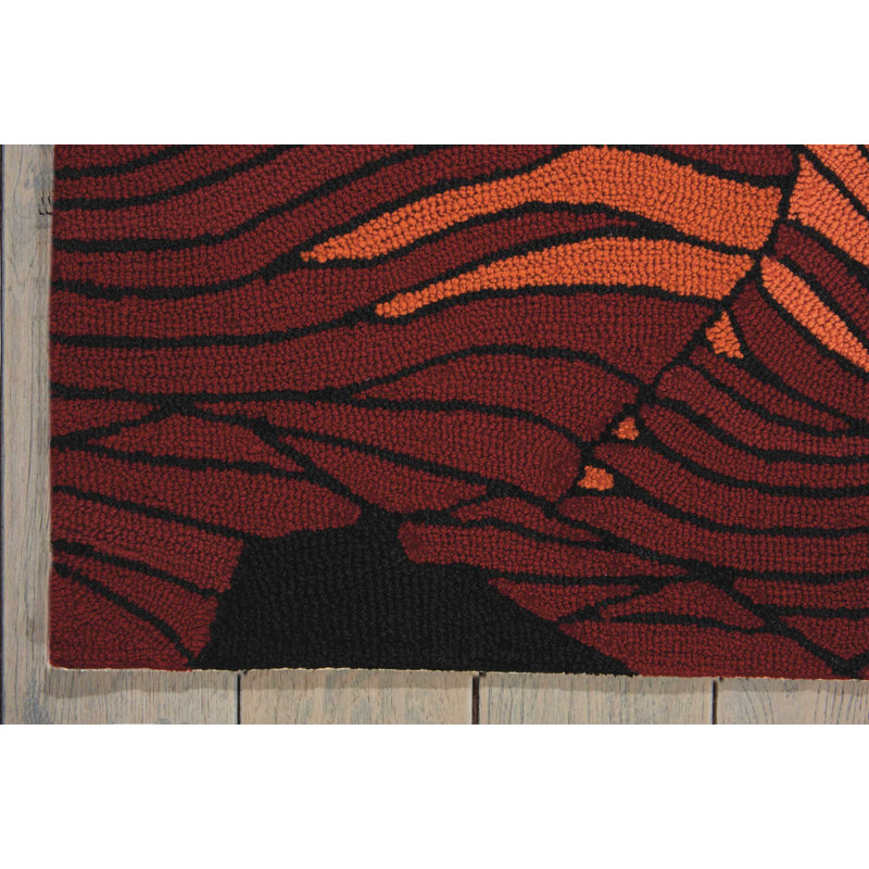 Tapis noir contemporain Karyn, Rectangle 8 pi x 10 pi 6 po