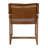 Xavier 18'' H Leather Upholstered Teak Armchair