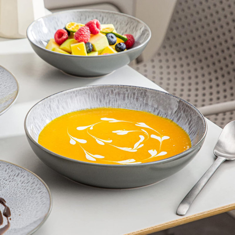 Vancasso Dinnerware - Set of 32, Grey
