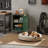 Metal Garage Storage Cabinet with Door and Adjustable Shelf for Small Spaces, Green-321922019