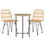 Bardugo 2 - Person Patio Dining Set with Round Table-1621689753-1621689754