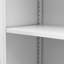 Garde-manger en acier durable avec 2 tiroirs et tablettes réglables, idéal pour le rangement de la cuisine et de la salle à manger