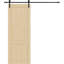 Porte de grange préfinie en bois massif et manufacturé-95319920-95319912