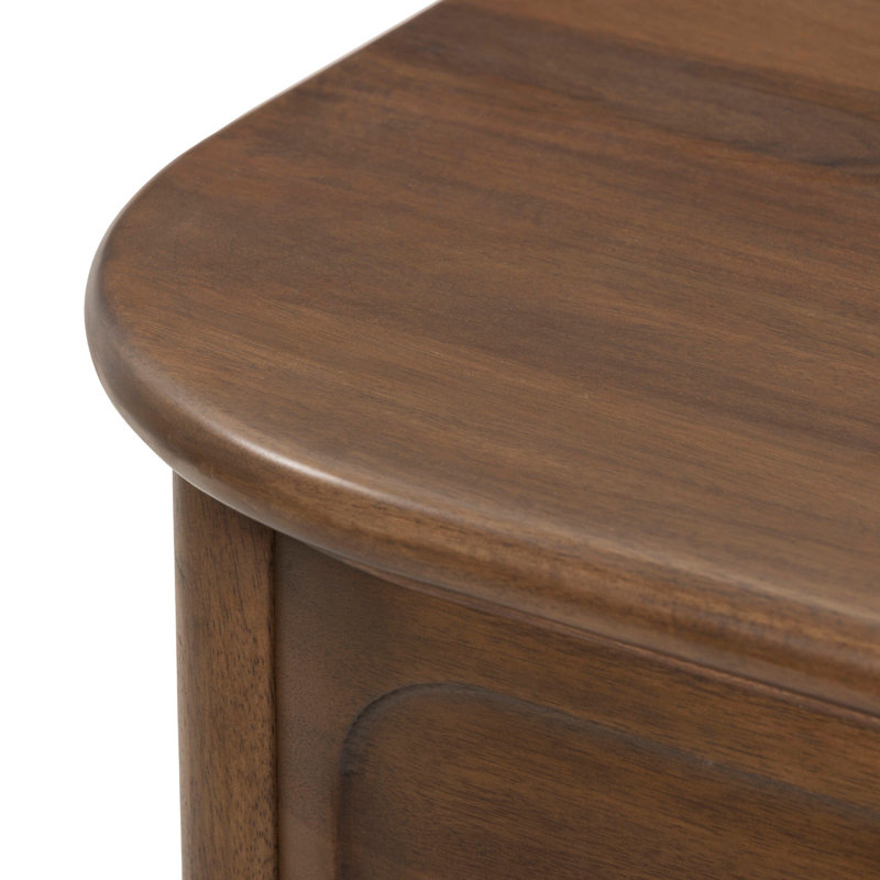 Divion 3 - Drawer Solid Wood Nightstand
