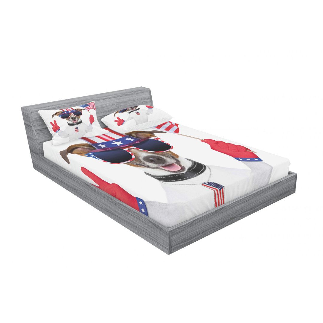 Microfiber Sheet Set Ambesonne 