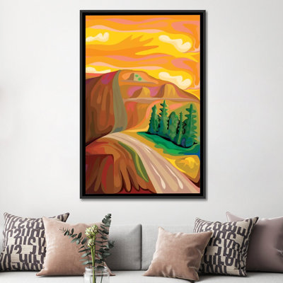 « mountain road », reproduction d’impression sur toile