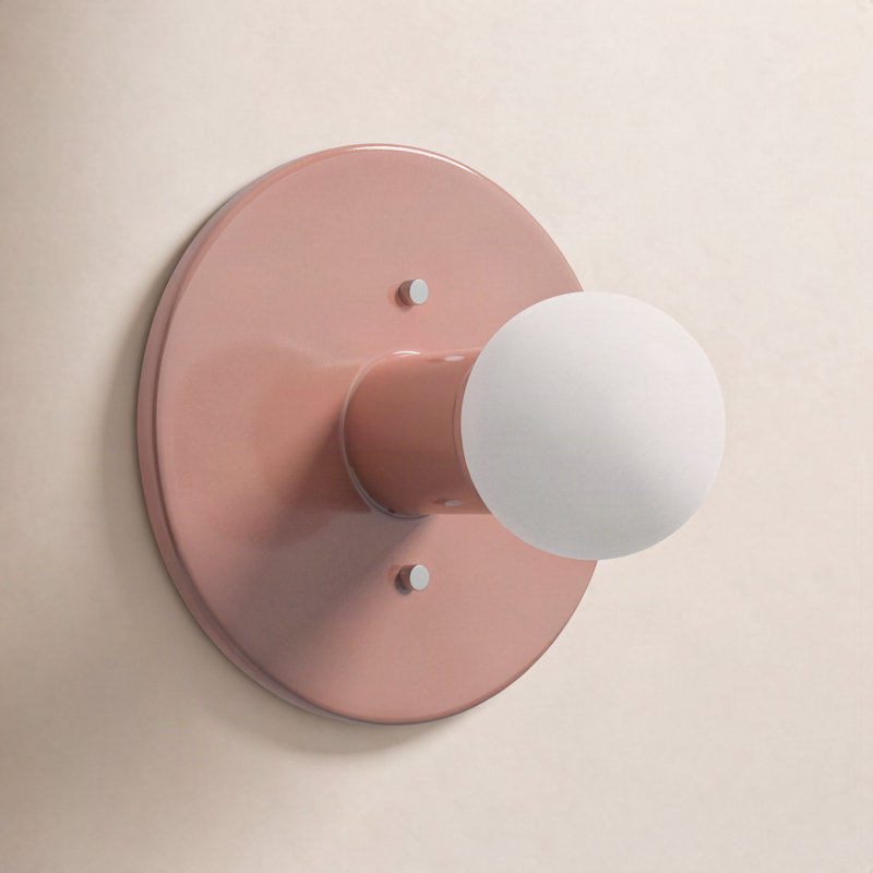Morant 1 - Light Dimmable Flush Mounted Sconce, Real Rust