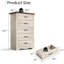 Commode 5 tiroirs pour chambre à coucher, commode en bois, commodes modernes pour chambre à coucher, salon, placard-302459236