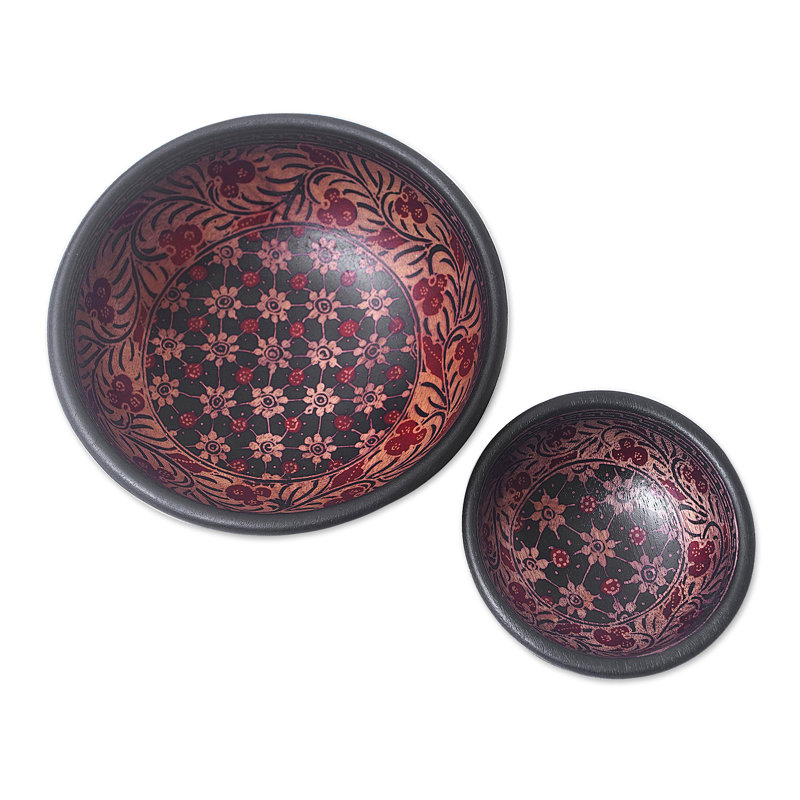 Jermeisha Handmade Wood Decorative Bowl 2