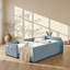 Lit plateforme tapissier pleine grandeur Aurelia-1518636031