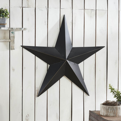 Festive Finds Metal Star Distressed Rust