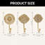 Crochets muraux en laiton massif Boho