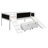 White Twin Loft Bed With Storage. Climb And Explore Frame. Solid Pine Wood For Stability. Double Chalkboard Fun Learning Creativity. Safe Slide A Pleasant Wake-Up. Plywood Storage Boxes Practical Use-2136660722