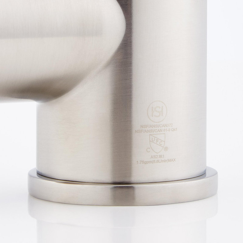 Ravenel Single-Hole Pull Down Bar Faucet - Brushed Gold, Stainless Steel