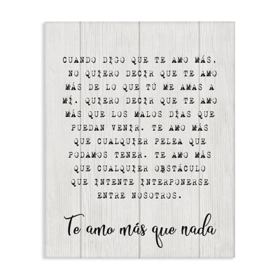 «Te Amo Sin Limites», art mural sur toile par Lil 'Rue