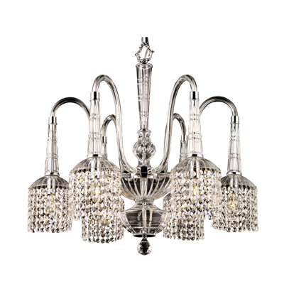 6 - Light Dimmable Chandelier