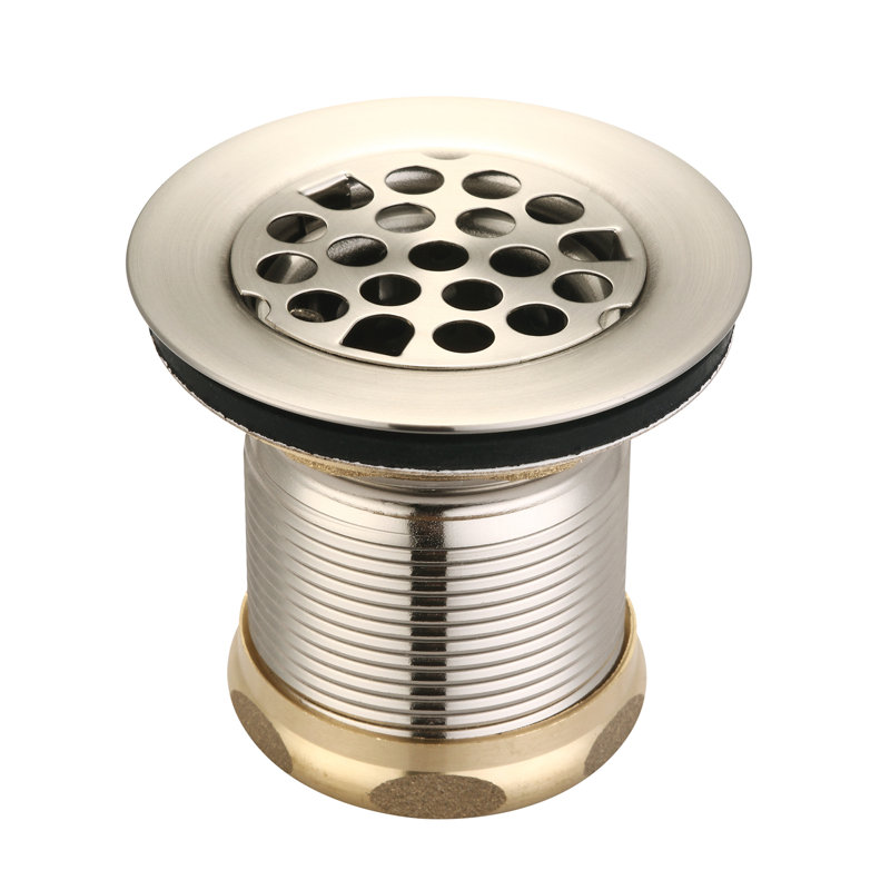 Drain d’évier de cuisine panier à filtre, Nickel brossé