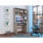 Compu 180 Hutch Desk, Multiple Shelves, Retractable Keyboard Tray, Cpu Door Panel, One Drawer-1676900741